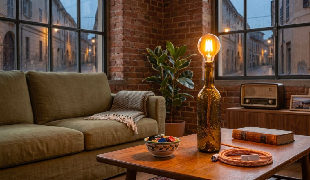 Come fare una lampada in bottiglia Come fare una lampada in bottiglia